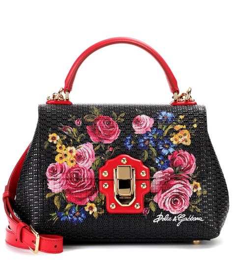 dolce and gabbana floral handbag